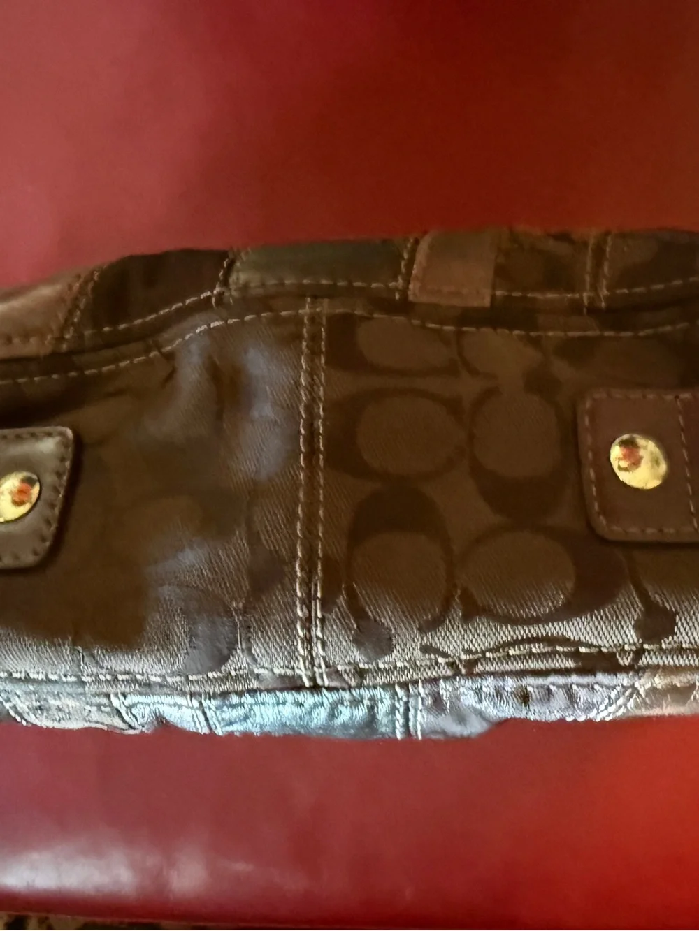 Vintage Y2K Coach Zoe Patchwork Leather HoBo Bag